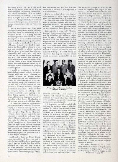 New Pledges At Gamma-Lambda Chapter At Lehigh Photograph, June 1953